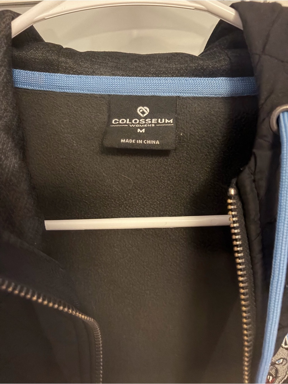 UMaine Colosseum Black Jacket with Light Blue Accents - Picture 4 of 4